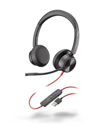 Poly BlackWire 8225-M USB-A ANC stereo headset